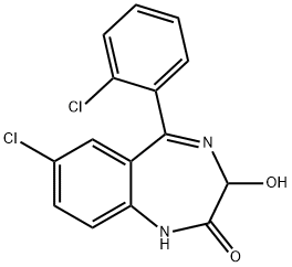 7-Chloro-5-(2-chlorophenyl)-1,3-dihydro-3-hydroxy-2H-1,4-benzodiazepin-2-one(846-49-1)